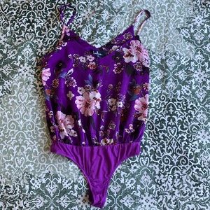 Pretty Purple Lulus Spaghetti Strap Bodysuit